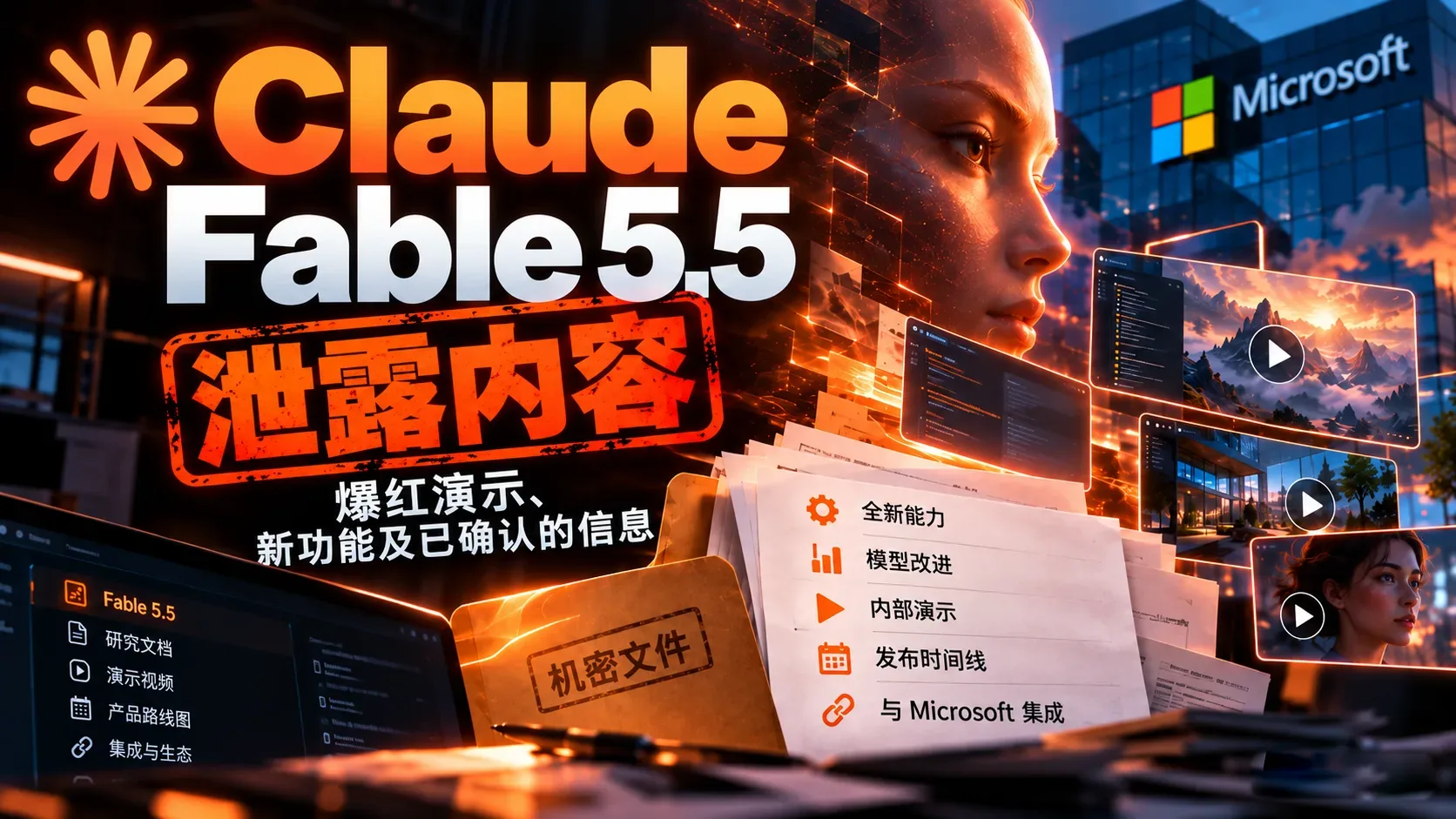 Claude Fable 5.5 发布前夕:泄露信息和测试视频说明了什么: Claude Fable 5.5 尚未发布。本文梳理 Azure 目录条目、Onigiri 代号和 The Information 报道透露的信息,并解释那些刷屏的测试视频是怎么做出来的。