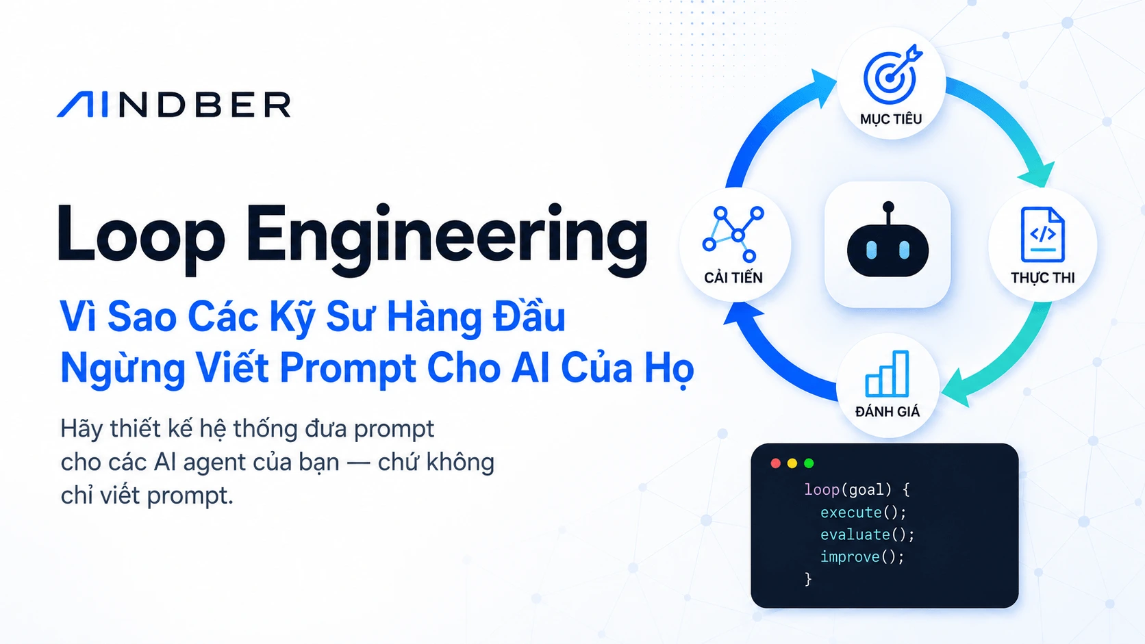 Loop Engineering (Kỹ thuật vòng lặp): Vì sao kỹ sư hàng đầu ngừng prompt AI — Thiết kế hệ thống prompt cho AI agent của bạn, thay vì tự viết prompt. Cái gì hiệu quả trong sản xuất hôm nay, cái gì chưa, và khi nào nên bỏ qua hẳn.